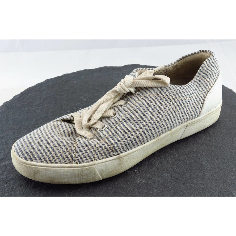 Naturalizer Women Sz‎ 7.5 W Blue Lace Up Fashion Sneakers Fabric Shoe